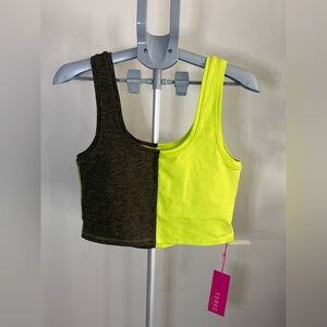 NWT Terez 2-Toned Crop Top